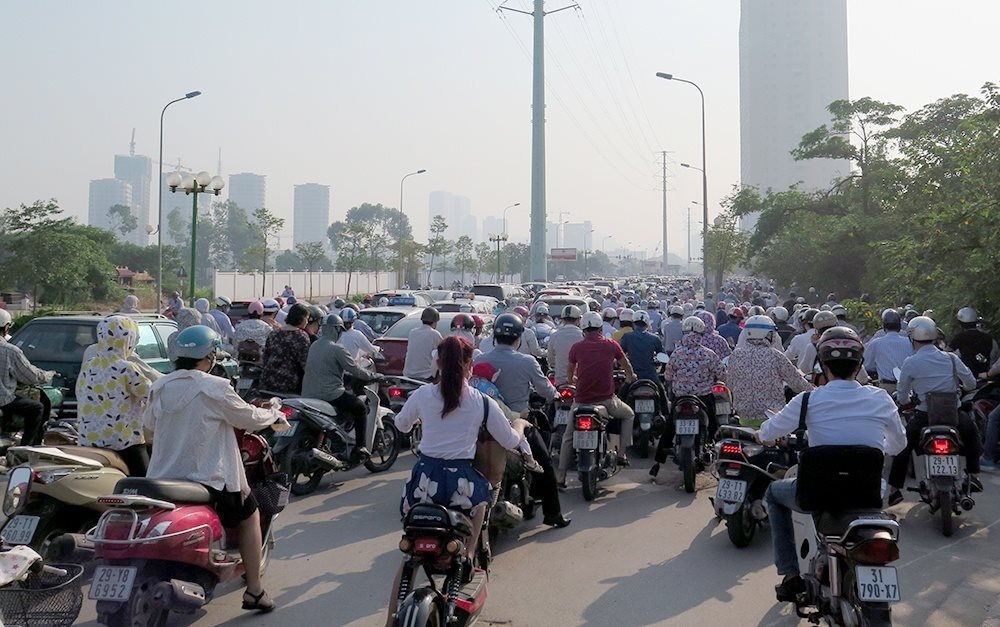 Hà Nội bắt đầu kiểm kê khí thải xe mô tô, gắn máy