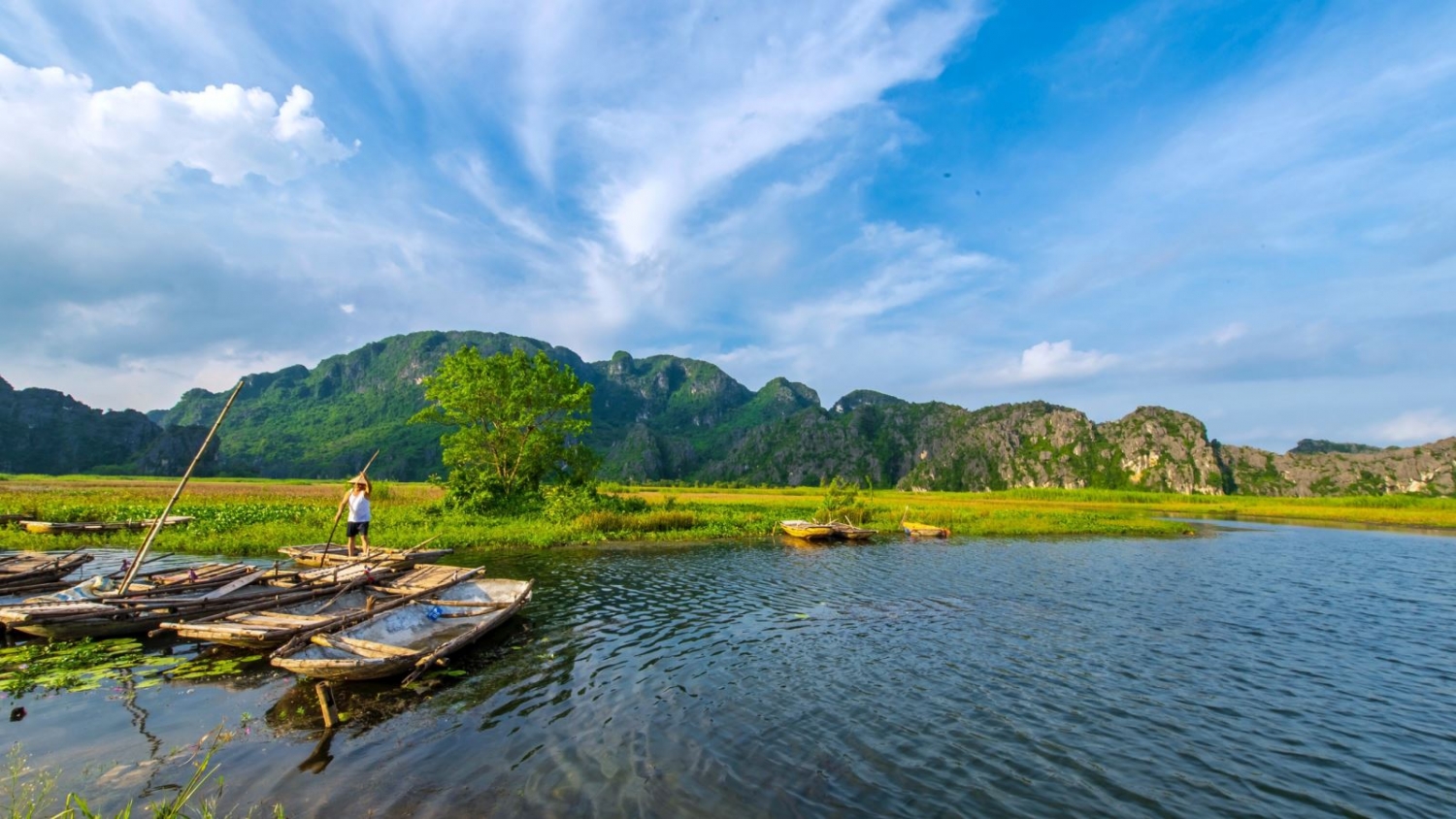 Chiều đông về trên đầm Vân Long