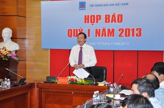 PVN vượt nhiều chỉ tiêu quý I-2013