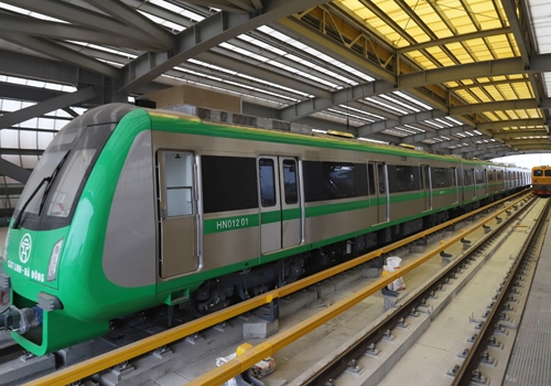 Chạy thử đường sắt Cát Linh-Hà Đông trong tháng 8