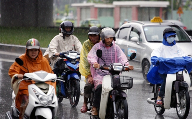 Thời tiết ngày 18/7: Bắc Bộ có mưa rất to