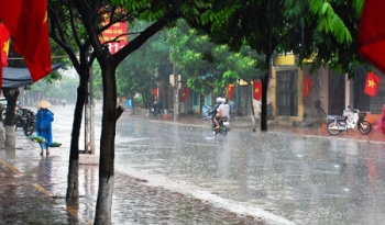 Thời tiết ngày 28/8: Bắc Bộ có mưa rào