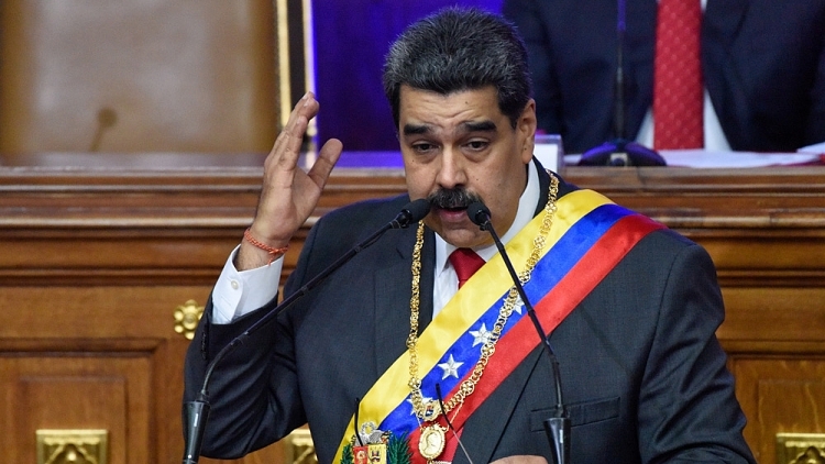 Tổng thống Maduro hứa sẽ tăng gấp ba sản lượng dầu của Venezuela Tổng thống Maduro hứa sẽ tăng gấp ba sản lượng dầu của Venezuela