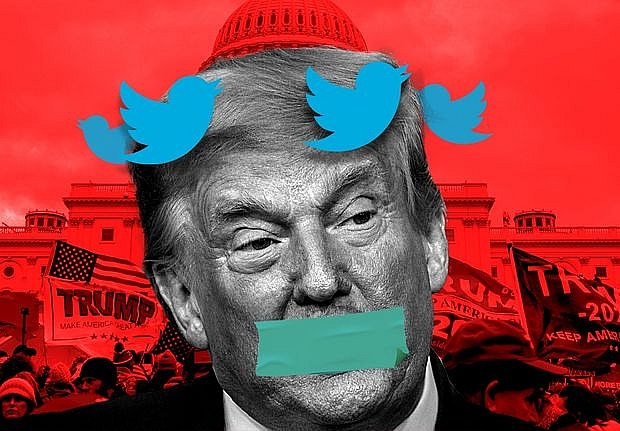 Nga lên tiếng về vụ ông Trump bị xóa tài khoản  Facebook và Twitter