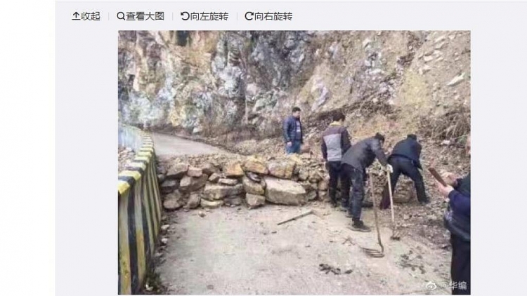 hinh anh nhieu lang o trung quoc phong toa cam nguoi la vi so coronavirus