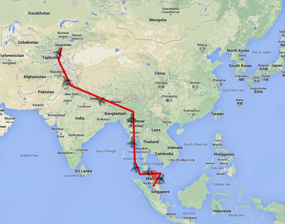 Máy bay mất tích của Malaysia đang ở Kyrgyzstan?