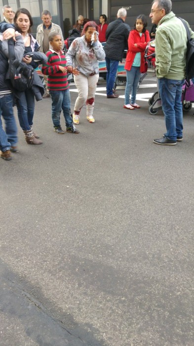 hien truong vu danh bom kep o san bay bruxelles