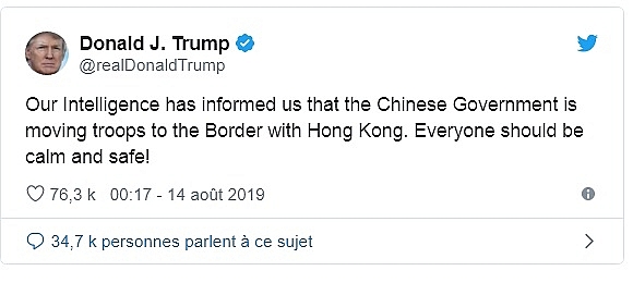 ong trump thong bao trung quoc da trien khai quan doi toi cua ngo hong kong