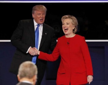 Tranh luận Trump – Clinton: Thắng bại bất phân