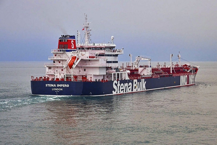 iran tha mot so thuy thu tau cho dau stena impero