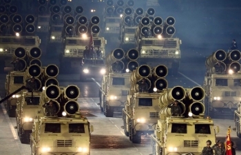 Triều Tiên phô diễn phiên bản S-400 sao chép của Nga