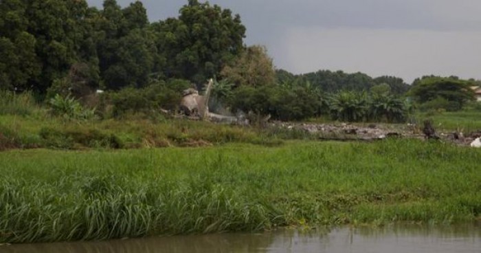 hinh anh dau tien ve may bay nga roi o nam sudan