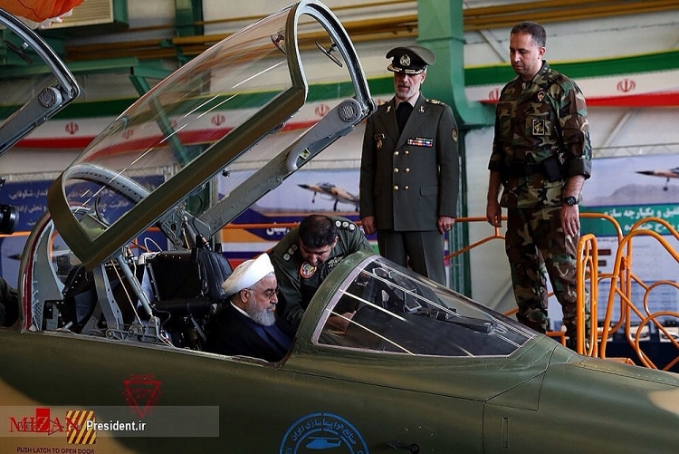 may bay tiem kich kowsar cua iran giong f 5f tiger ii cua my