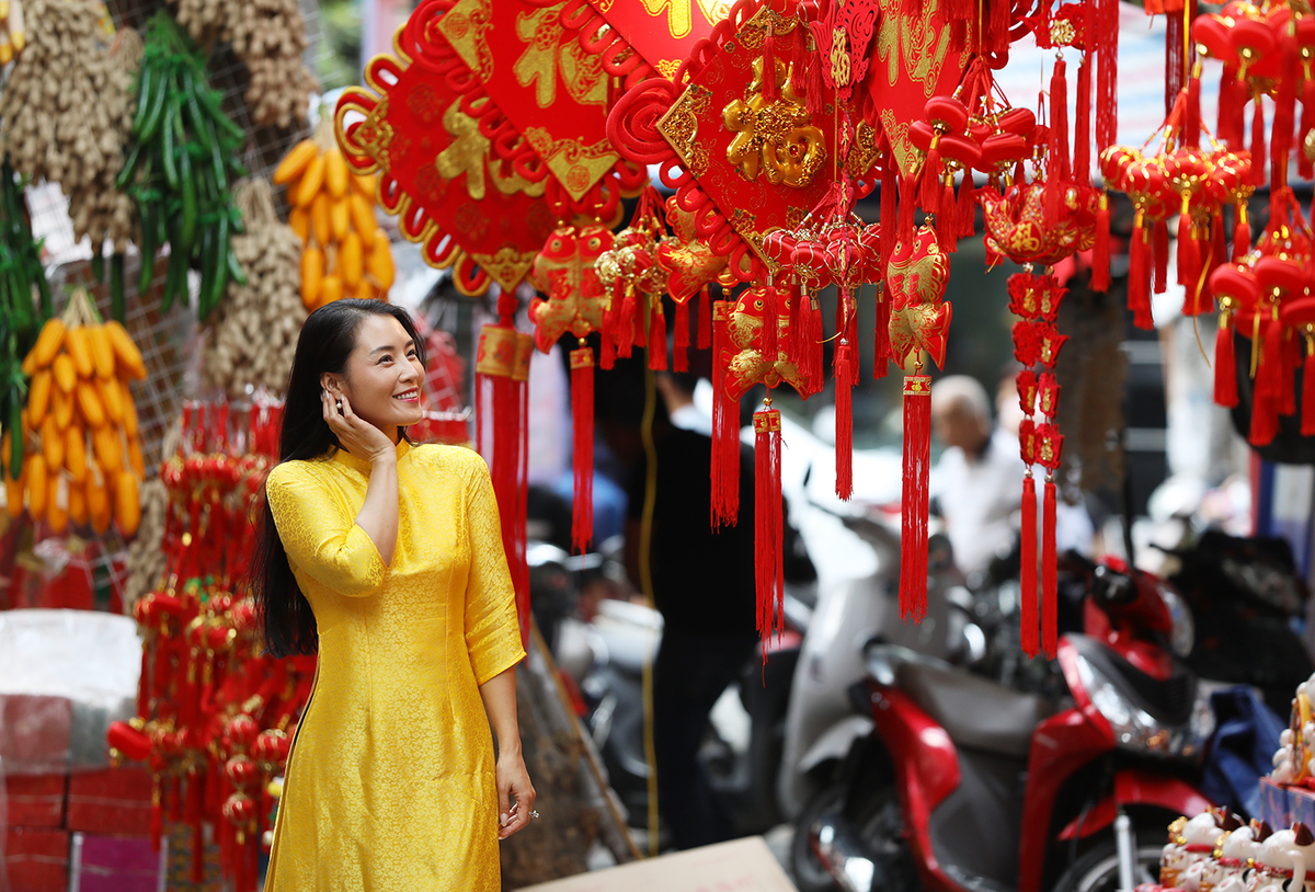 Chợ hoa phố cổ nhộn nhịp trước Tết