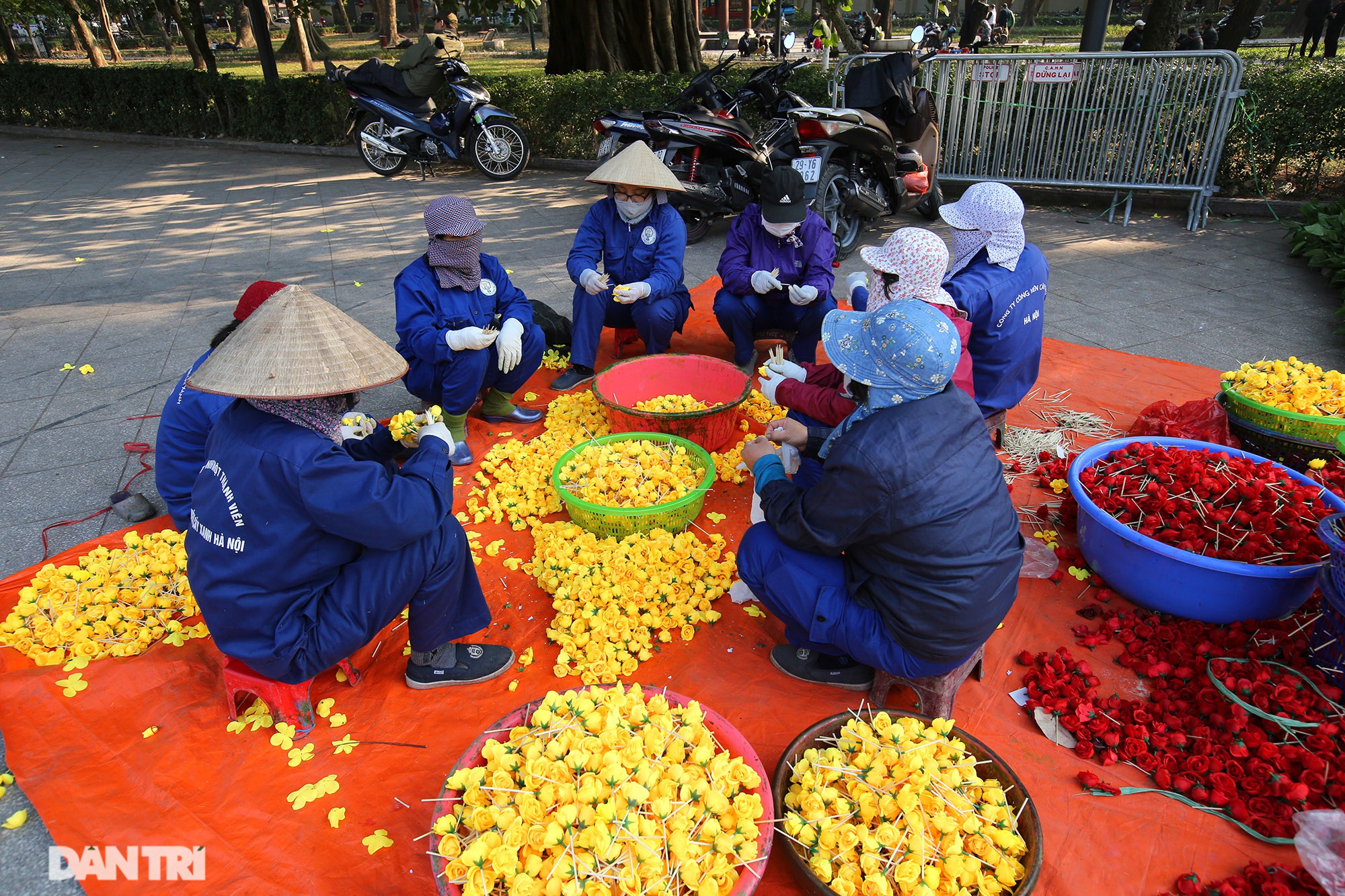 Hồ Gươm trang trí hoa rực rỡ sắc màu chào mừng Đại hội XIII của Đảng - 13