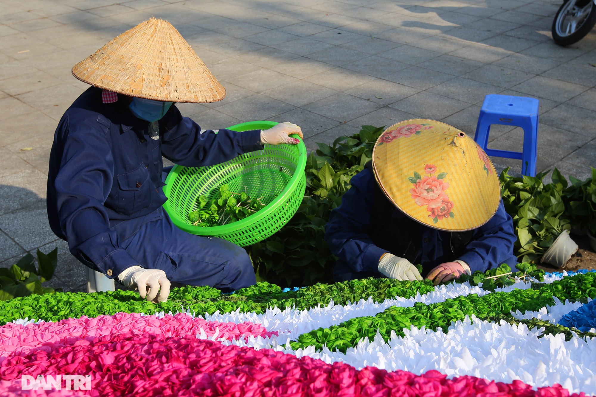 Hồ Gươm trang trí hoa rực rỡ sắc màu chào mừng Đại hội XIII của Đảng - 14