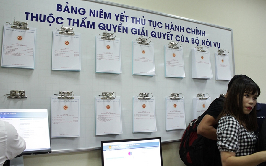 Bộ Nội vụ rà soát 8 nhóm thủ tục hành chính để đề xuất sửa đổi