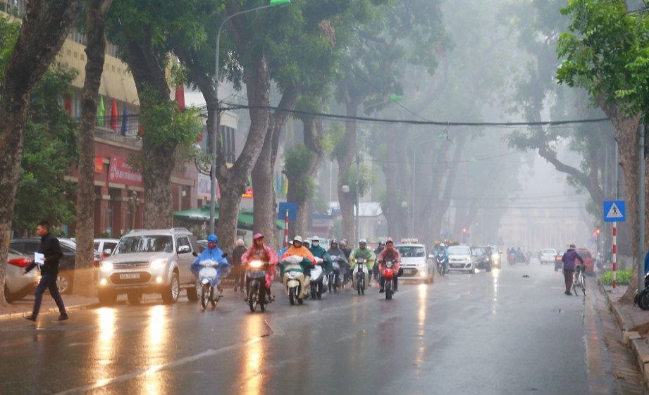 Bắc Bộ sương mù, Trung Bộ mưa lớn, Tây Nguyên và Nam Bộ mưa dông
