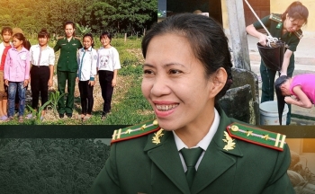 Người mẹ biên phòng của những đứa trẻ tộc người ngủ ngồi Đan Lai