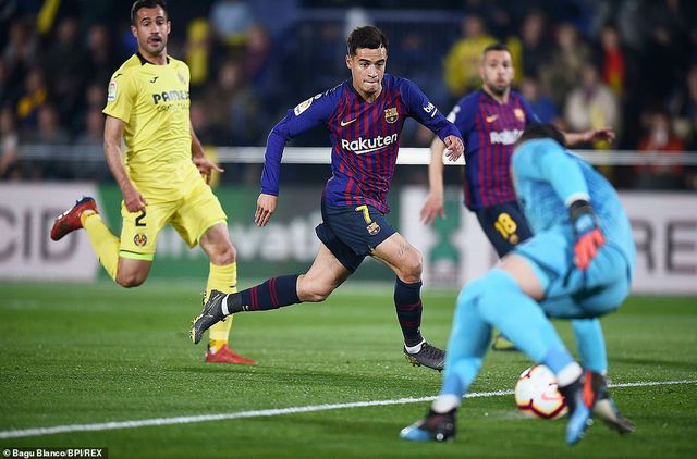 villarreal 4 4 barcelona messi suarez ghi ban o phut bu gio