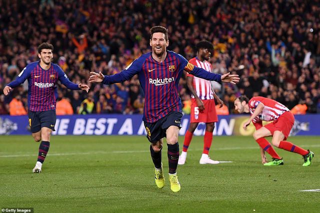 barcelona 2 0 atletico messi suarez bung sang phut cuoi