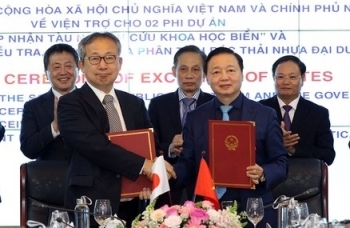 Nhật Bản tặng Việt Nam tàu nghiên cứu biển chuyên dụng