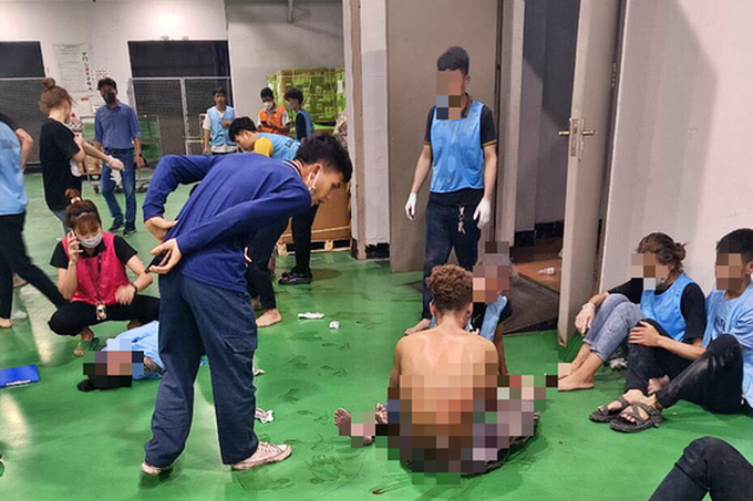 34 công nhân bị thương sau vụ nổ lớn ở khu công nghiệp - 1