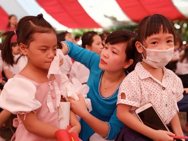 Lễ khai giảng ở ngôi trường có nhiều học sinh đặc biệt