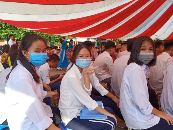 Lễ khai giảng ở ngôi trường có nhiều học sinh đặc biệt