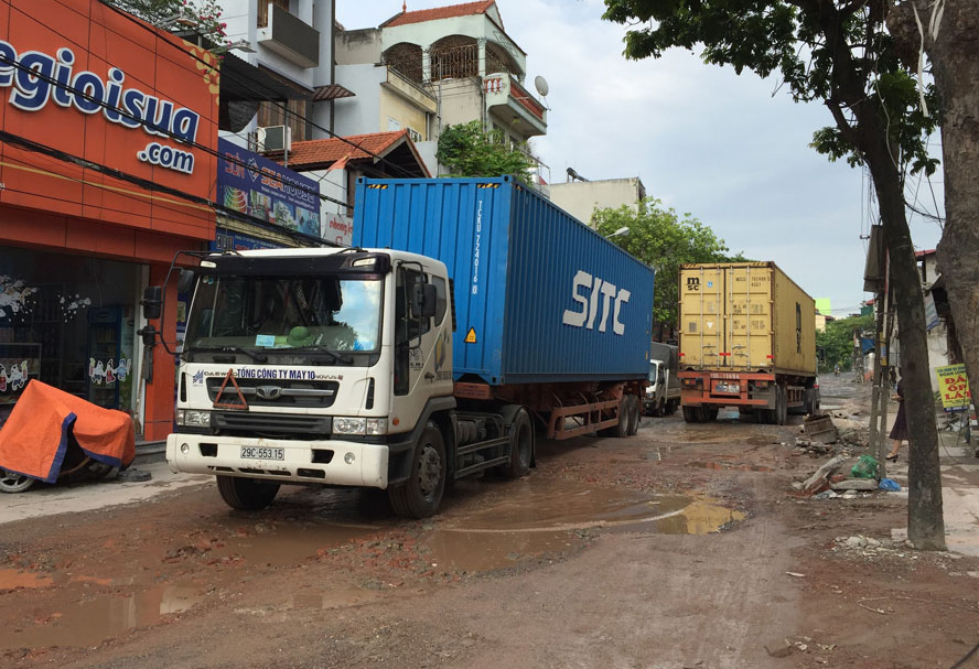 Hà Nội quyết liệt xử lý xe quá tải
