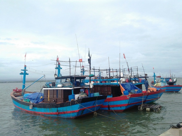 Nhiều tỉnh miền Trung “cấm biển”, cho học sinh nghỉ học tránh bão - 1