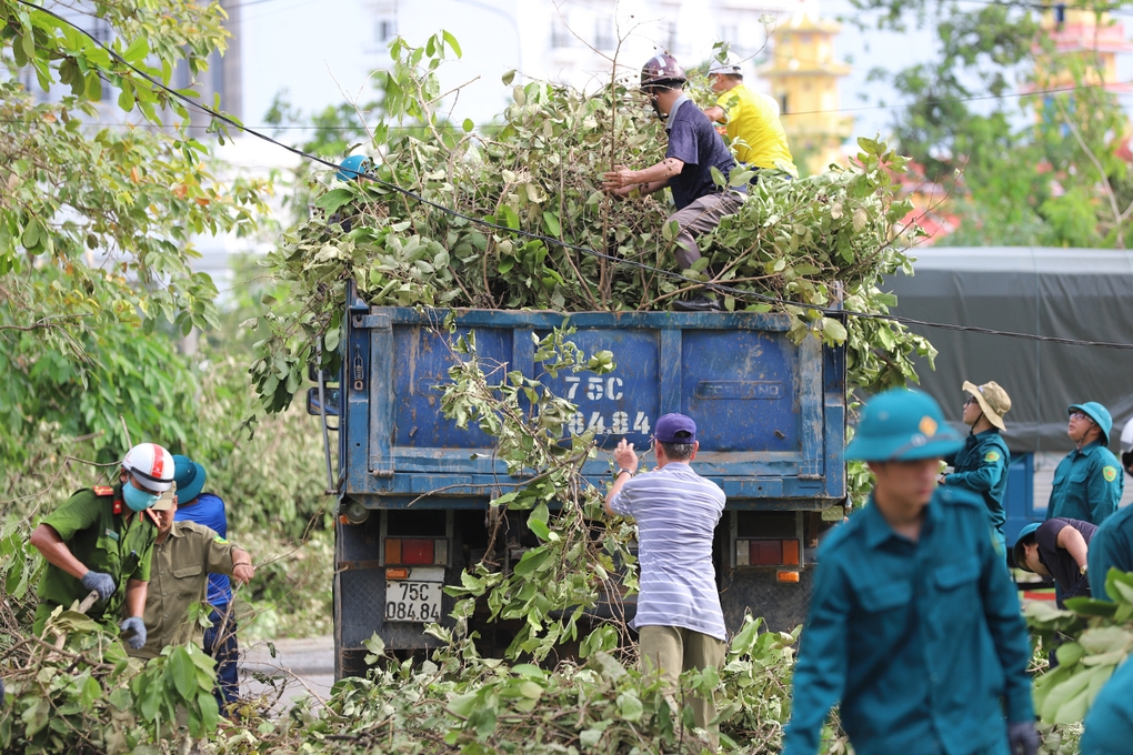 Người Huế thu dọn hơn 10.000 cây đổ