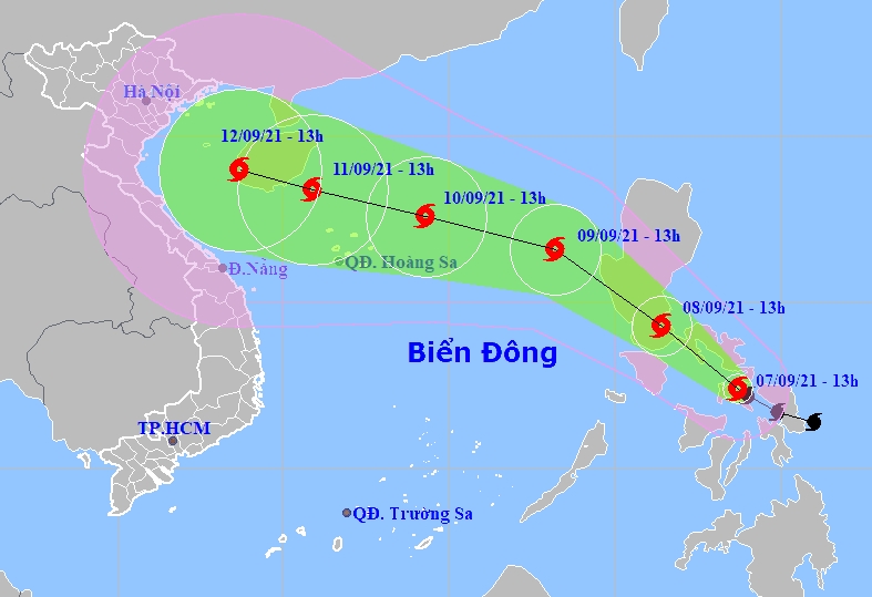 Bão Conson sắp vào Biển Đông
