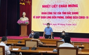 Đoàn 806 cán bộ y tế tỉnh Bắc Giang đã có mặt để hỗ trợ Hà Nội xét nghiệm và tiêm chủng