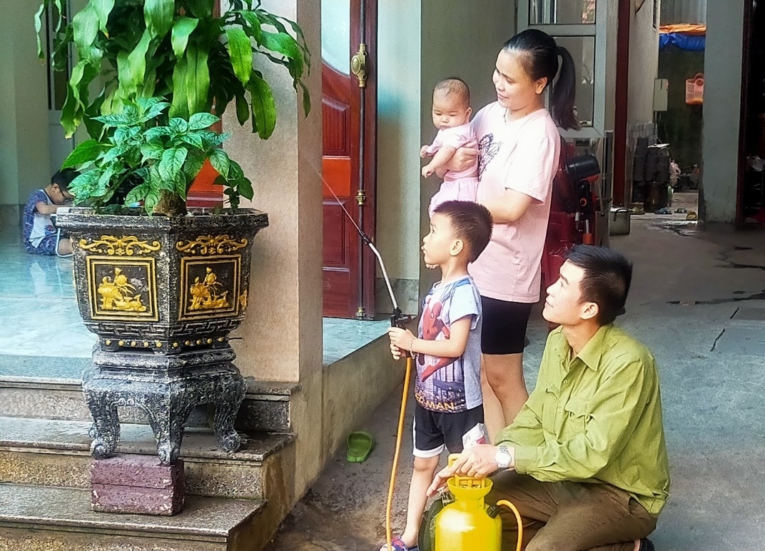 Hạnh phúc gia đình là điểm tựa của người thợ mỏ trẻ
