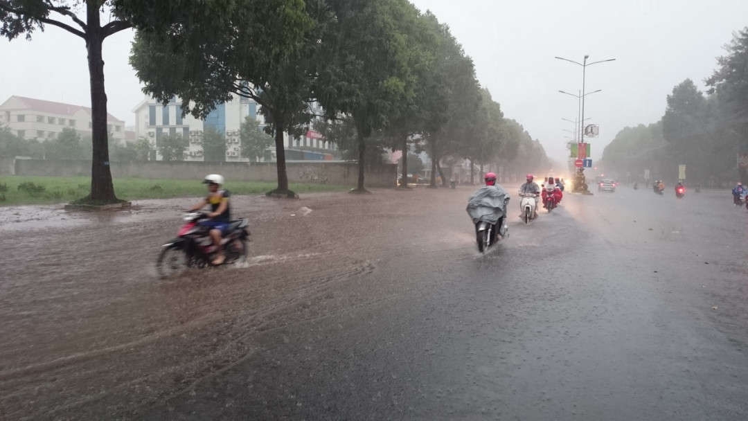 Áp thấp nhiệt đới đi vào Khánh Hòa, mưa lớn tại Trung Bộ, Tây Nguyên và miền Đông Nam Bộ