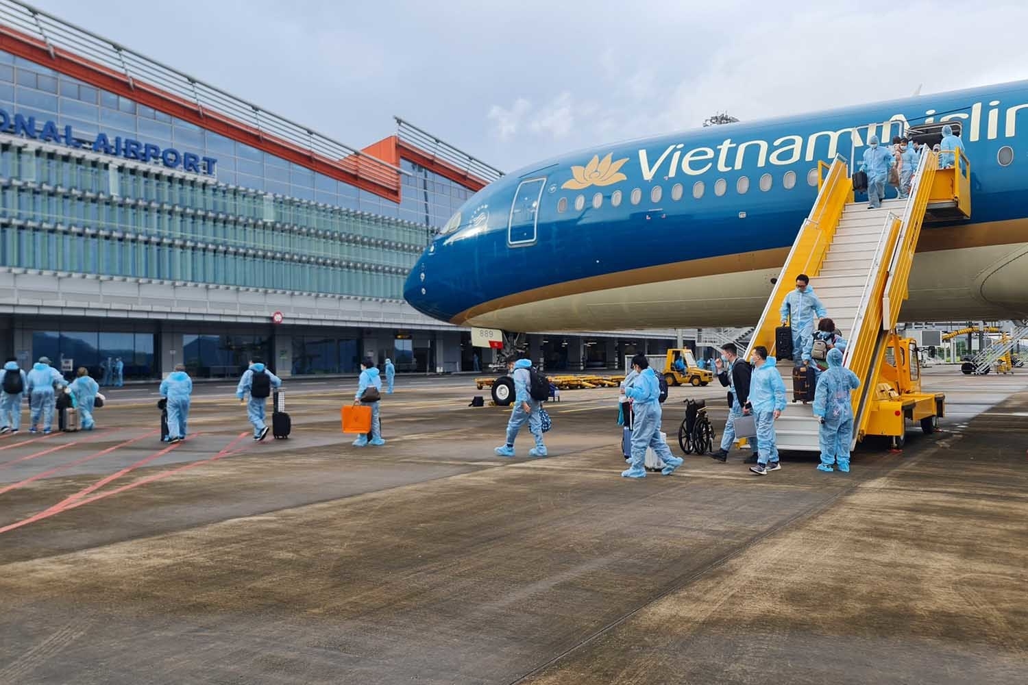 Sân bay Vân Đồn đón chuyến cuối thí điểm “hộ chiếu vắc xin”