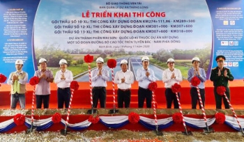 Thi công thêm 3 gói thầu của tuyến cao tốc Mai Sơn - Quốc lộ 45