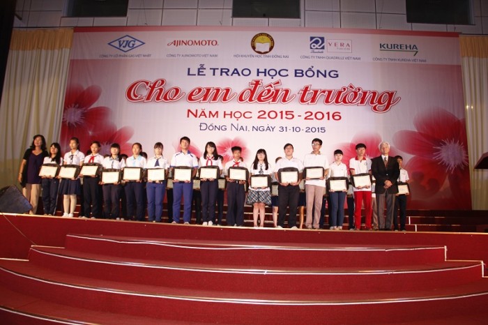 ajinomoto dong hanh cung tre em ngheo hieu hoc