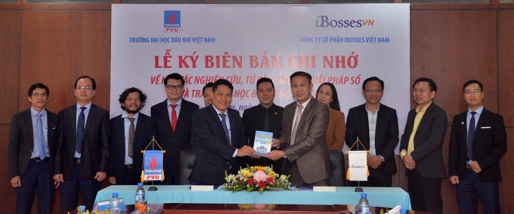 PVU cùng iBosses Việt Nam tăng cường hợp tác nghiên cứu, tư vấn, đào tạo về giải pháp số
