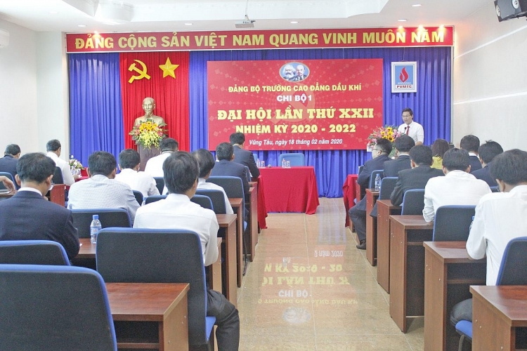 dang bo pvmtc chi bo 1 to chuc dai hoi diem nhiem ky 2020 2022