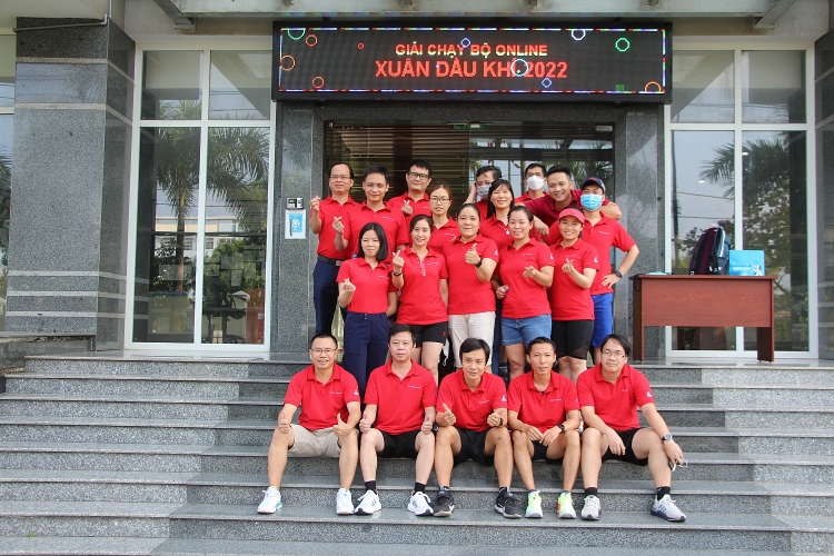 Công đoàn PVU tham gia Giải chạy bộ online “Xuân Dầu khí 2022”