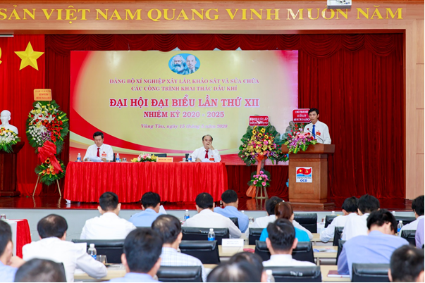vietsovpetro dang bo xi nghiep xay lap to chuc dai hoi dai bieu lan thu xii nhiem ky 2020 2025
