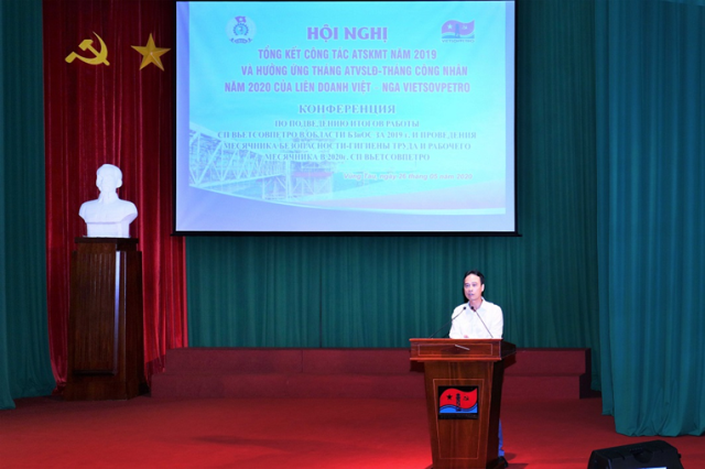 vietsovpetro to chuc thanh cong hoi nghi tong ket cong tac an toan suc khoe moi truong nam 2019