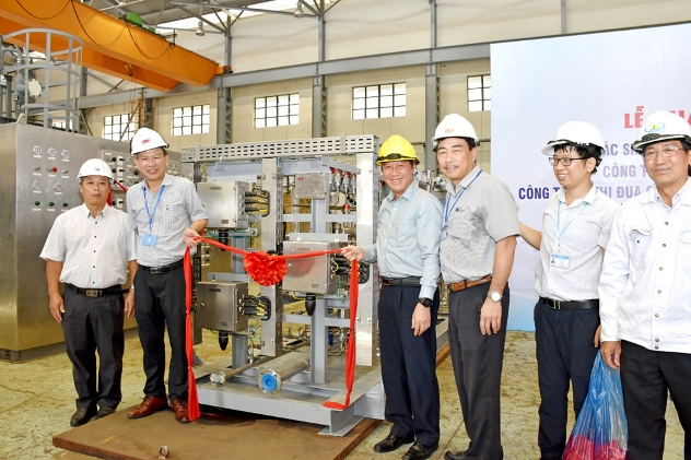 Vietsovpetro: Xí nghiệp Cơ điện tổ chức Lễ khánh thành các Skids cho BK-21