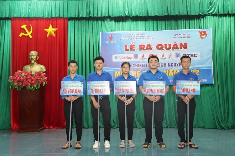 Cụm phối hợp hoạt động Bà Rịa - Vũng Tàu : Tổ chức Lễ ra quân Chiến dịch Mùa hè xanh năm 2022 Cụm phối hợp hoạt động Bà Rịa Vũng Tàu : Tổ chức Lễ ra quân Chiến dịch Mùa hè xanh năm 2022