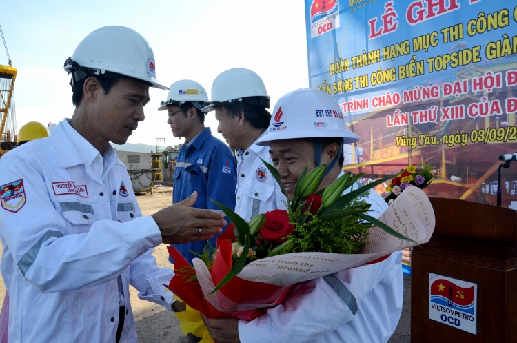 Vietsovpetro hoàn thành hạng mục Topside BK-21 đảm bảo an toàn, chất lượng, vượt tiến độ đề ra