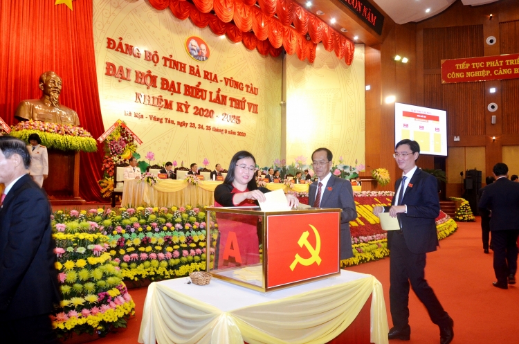 Bế mạc Đại hội Đảng bộ tỉnh Bà Rịa – Vũng Tàu lần thứ VII, nhiệm kỳ 2020 2025