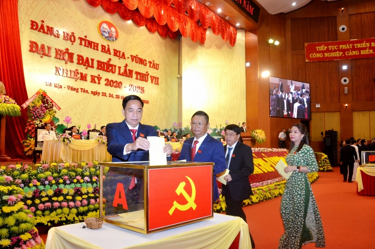 Bế mạc Đại hội Đảng bộ tỉnh Bà Rịa – Vũng Tàu lần thứ VII, nhiệm kỳ 2020 2025