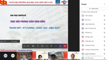 Đảng bộ PVU phát huy tinh thần Văn hóa Dầu khí, thực hiện phương châm hành động “Đoàn kết - Kỷ cương - Sáng tạo - Hiệu quả”